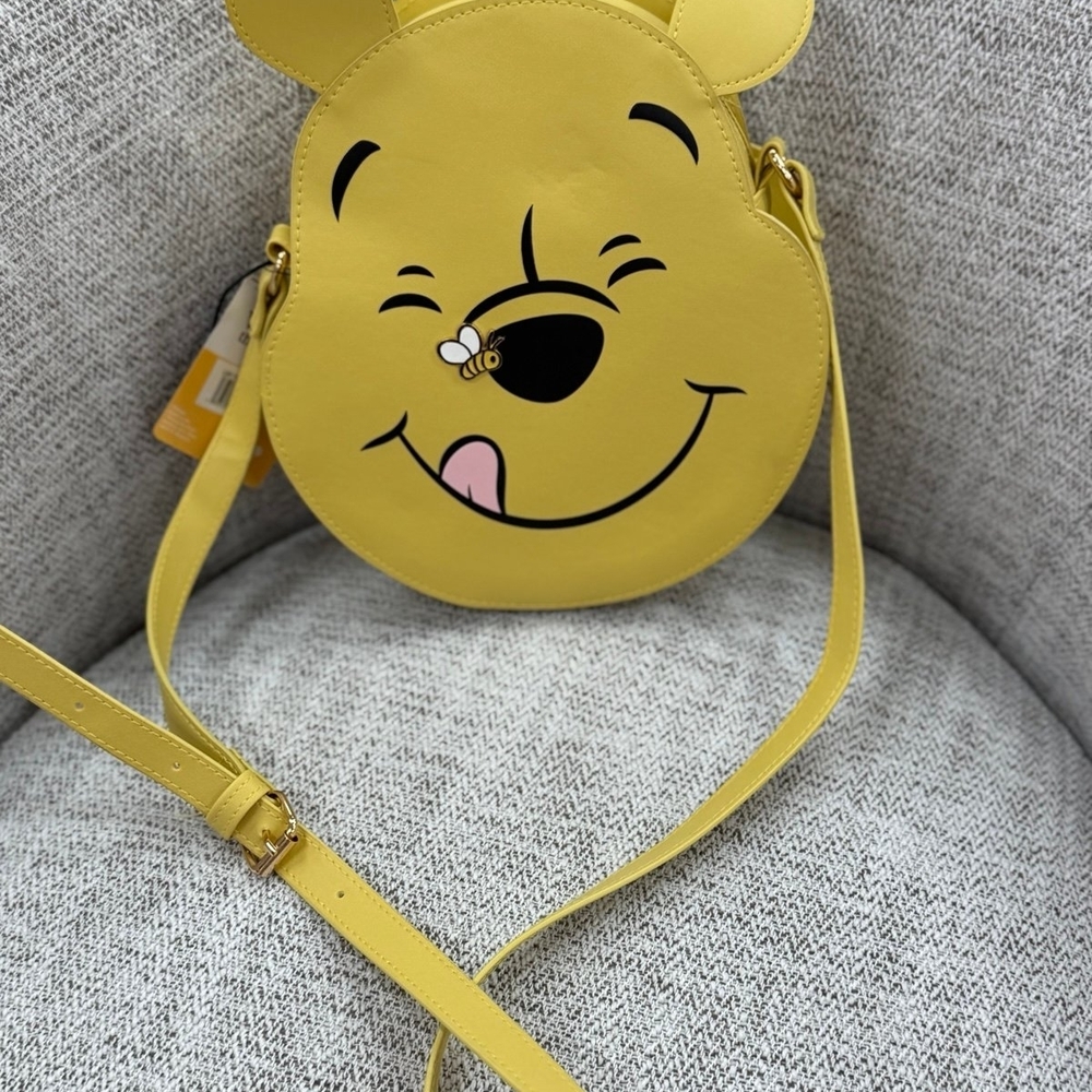 Yellow Winnie the Pooh Crossbody Bag